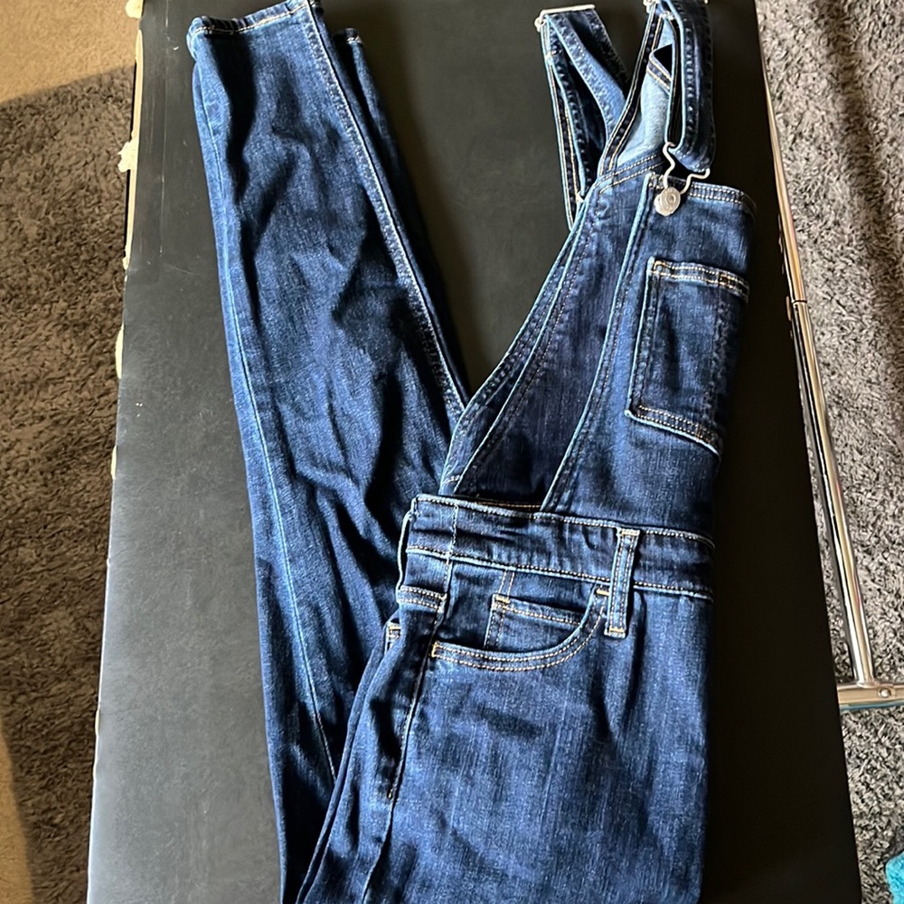 Levi’s Dark Wash Skinny Fit Overalls